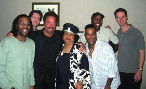 Ruth Brown with Tom Jones and the band